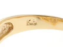 ノンブランドジュエリー ノーブランド ジュエリー リング 指環 指輪 デザインリング 18金 ダイヤモンド フラワーモチーフ 花 デザインリング K18 /D1.00/3.6g/#11 11号【472】HF の購入なら「質」の大黒屋（公式）