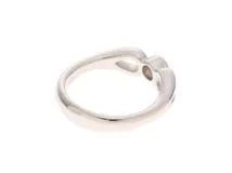 TIFFANY＆CO　ティファニー　ダブルオープンティアドロップ 　リング　PT950プラチナ　日本サイズ約8.5号　ダイヤモンド 　約7.0g　2141000300450【432】