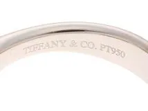 TIFFANY＆CO　ティファニー　ダブルオープンティアドロップ 　リング　PT950プラチナ　日本サイズ約8.5号　ダイヤモンド 　約7.0g　2141000300450【432】