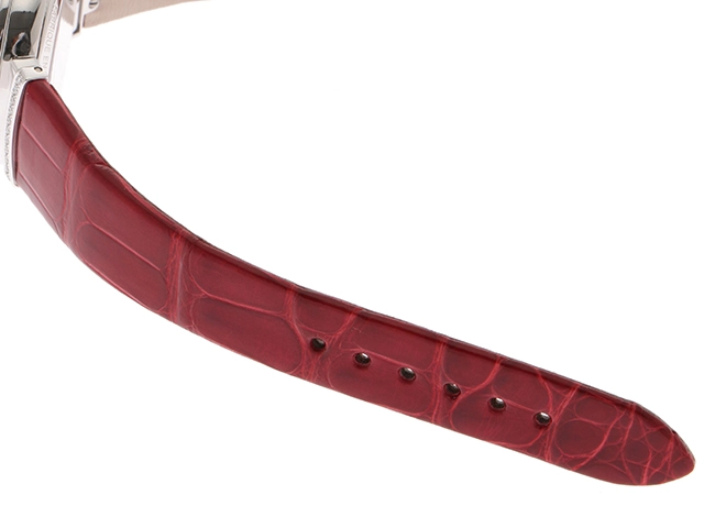 BVLGARI ブルガリ　レディース オートマチック　ルチェア LUW33C6GDLD/11 シルバー11PD文字盤 Dベゼル WG/レザー【472】HK