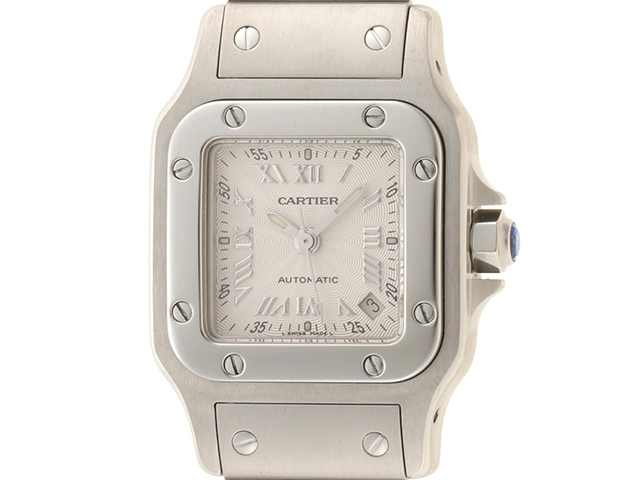 Cartier カルティエ サントス ガルベSM シルバー SS W20044D6 女性時計