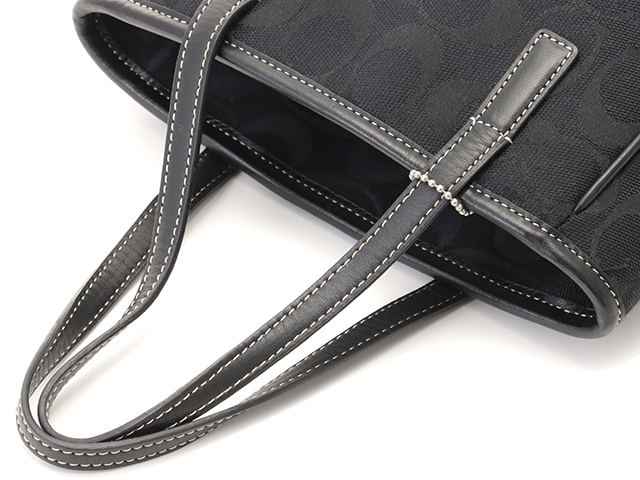 COACH コーチ J1J-6087 シグネチャー ハンドバッグ ブラック COACH コーチ J1J-6087 シグネチャー ハンドバッグ ブラック バッグ