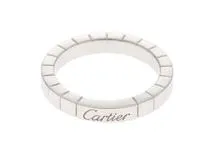 Cartier　カルティエ  ラニエール  リング 　WG　ホワイトゴールド   約6.0g #52【432】2141000320991