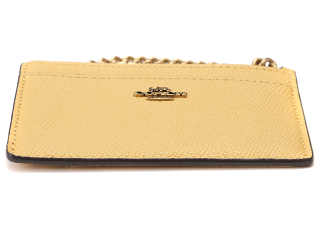 COACH コーチ パスケース イエロー カーフ 【205】 の購入なら「質」の