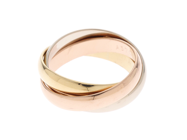 Cartier カルティエ トリニティ リング K18 イエローゴールド