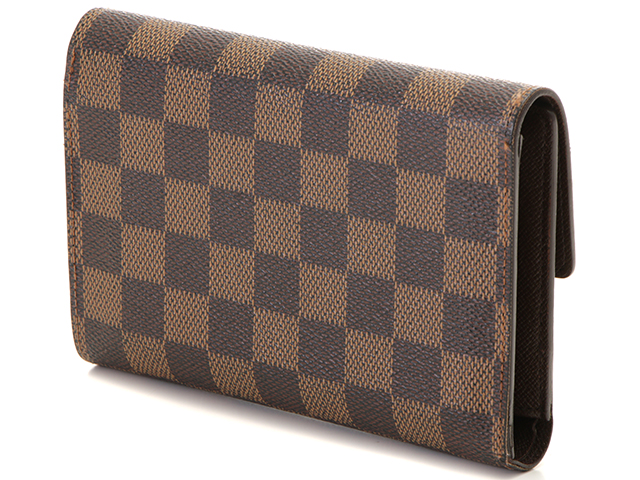 ルイヴィトン ダミエ エベヌ ポルトトレゾール エテュイパピエ C28 LOUIS VUITTON ルイヴィトン 財布 ポルトトレゾール