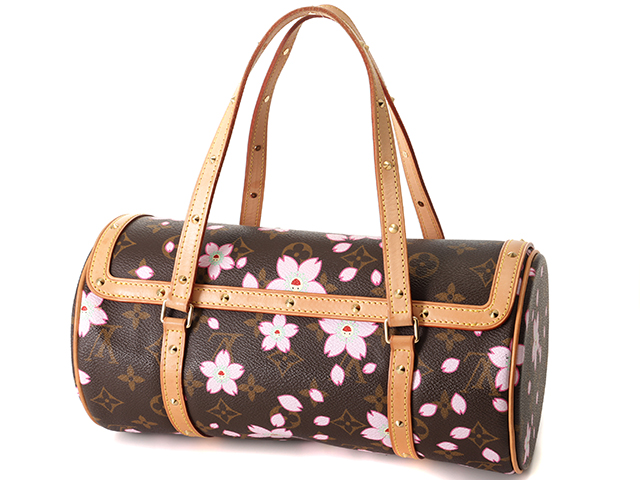 【LOUIS VUITTON】ルイヴィトン パピヨンGM ハンドバッグ モノグラム チェリーブロッサム M92009 BA0023/tm06275md