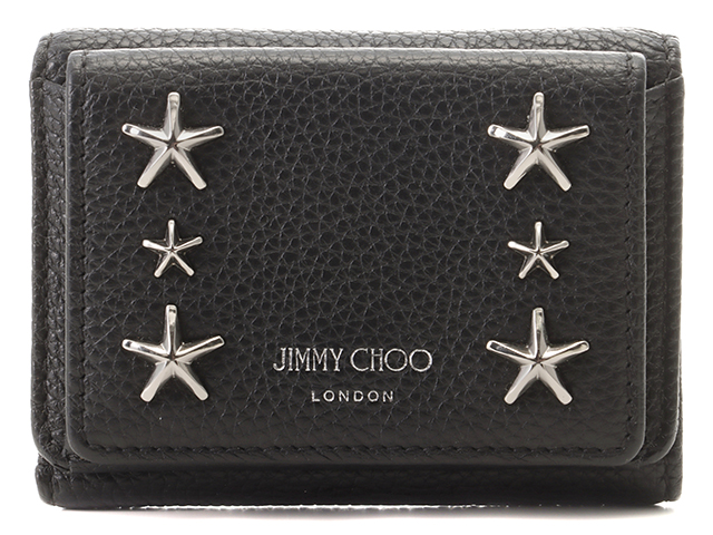 JIMMY CHOO ジミーチュー スタースタッズ モネスモール ブラック