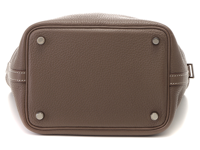 HERMES エルメス ハンドバッグ ピコタンロックPM エトゥープ