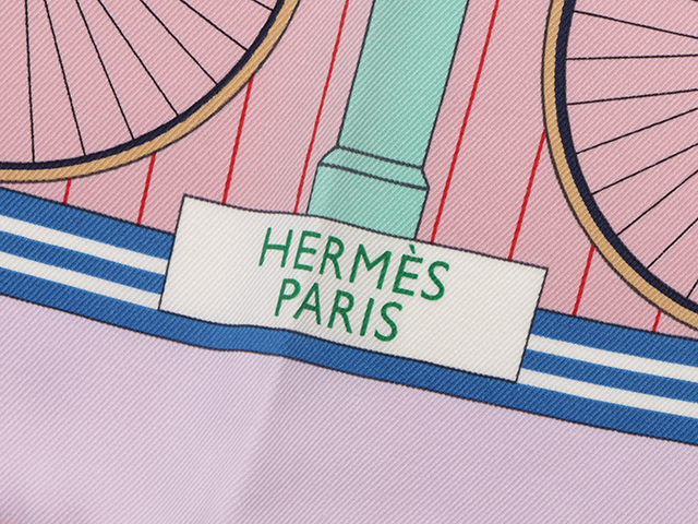 HERMES エルメス スカーフ カレ70 LES BECANES パルム ヴュー