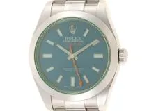 2018年2月正規品 ROLEX ロレックス 腕時計 ミルガウス 116400GVZ Zブルー文字盤 ステンレス 自動巻き【472】SJ