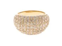 JEWELRY　ジュエリー　 　リング　K18イエローゴールド　　ダイヤモンド3.00　 　7.1g　＃11　2141000340173【472】H