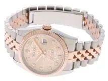 ROLEX　ロレックス　デイトジャスト　116231G　ホリコン文字盤　ピンクゴールド/ステンレス　PG/SS　D番　メンズ　2006年7月並行ギャラ　自動巻き　2141000340371【432】