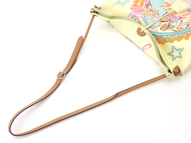 HERMES（エルメス）- Silkycity 41（シルクシティ）ジョーヌ Hermès Silk City 41 Silk / Swift Rose d'été / Beige / Sable