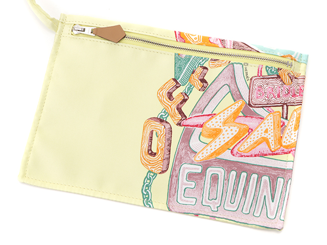 HERMES（エルメス）- Silkycity 41（シルクシティ）ジョーヌ HERMES - HERMES シルキーシティ41 ジョーヌペール シルク B刻印