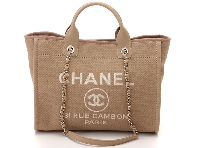 シャネル CHANEL トートバック ドーヴィル スモールショッピング 