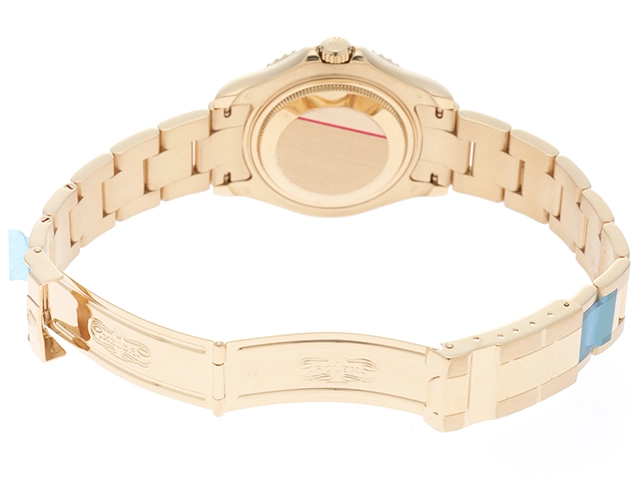 Z番2007年並行品 ROLEX ロレックス 腕時計 ヨットマスター34 168628 ホワイト文字盤 K18イエローゴールド 自動巻き【472】SJ