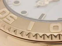 Z番2007年並行品 ROLEX ロレックス 腕時計 ヨットマスター34 168628 ホワイト文字盤 K18イエローゴールド 自動巻き【472】SJ