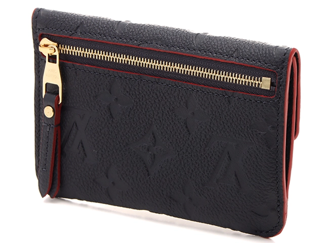 LOUIS VUITTON ルイ・ヴィトン ポシェット・クレ コインケース キーケース モノグラム・アンプラント マリーヌルージュ M62017 2141000348070 【205】