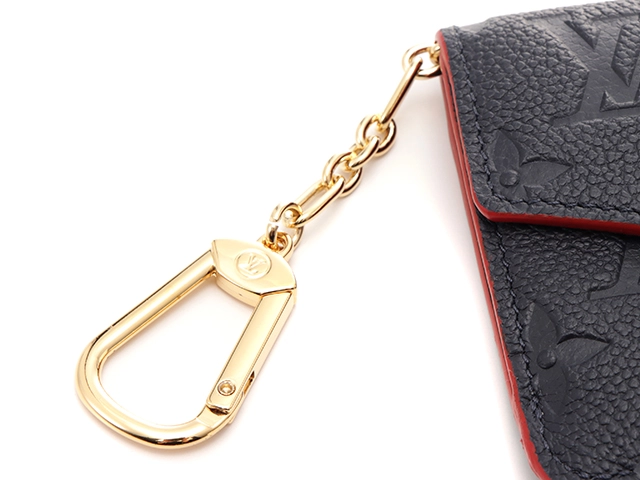 LOUIS VUITTON ルイ・ヴィトン ポシェット・クレ コインケース キーケース モノグラム・アンプラント マリーヌルージュ M62017 2141000348070 【205】