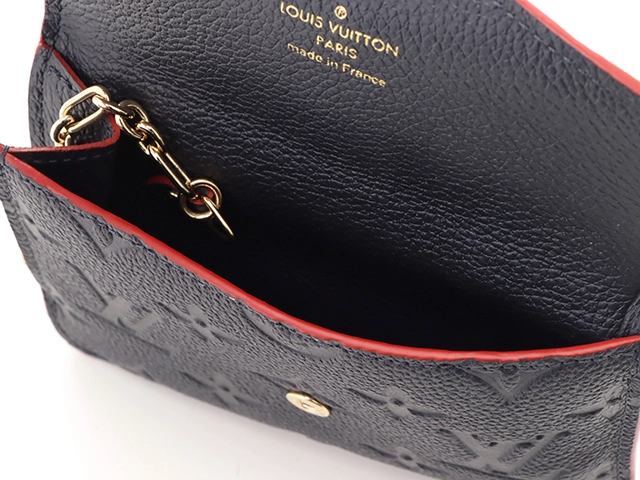 LOUIS VUITTON ルイ・ヴィトン ポシェット・クレ コインケース キーケース モノグラム・アンプラント マリーヌルージュ M62017 2141000348070 【205】