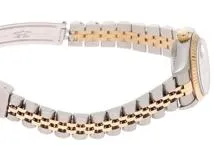 W番　ROLEX　ロレックス　デイトジャスト　69173G　18YG/SS　10Pダイヤ　ゴールド文字盤　レディース　腕時計（2141000348582）【200】C