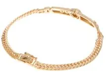 JEWELRY ノンブランド ブレスレット K18 イエローゴールド ダイヤモンド 0.20カラット 14.7g【473】