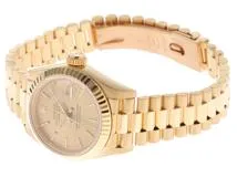 R番 ROLEX ロレックス デイトジャスト26 69178 シャンパン文字盤 K18