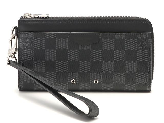 美品 ルイヴィトン ダミエグラフィット ジッピードラゴンヌ 長財布 RFID LOUIS VUITTON ルイヴィトン 長財布 ジッピー・ドラゴンヌ