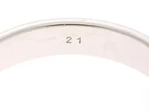 GUCCI　グッチ　アイコン　リング　WGホワイトゴールド　約4.1g　21号　2141000354873【432】