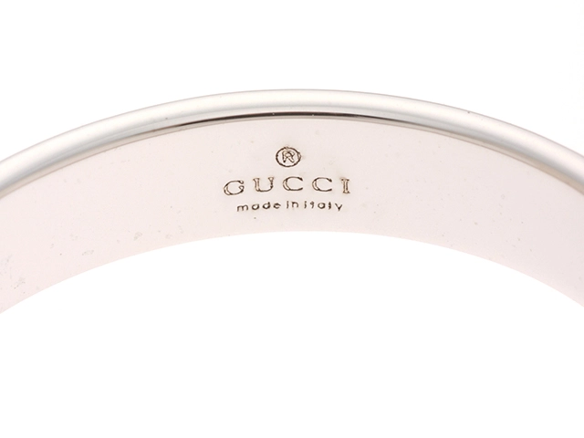 GUCCI　グッチ　アイコン　リング　WGホワイトゴールド　約4.1g　21号　2141000354873【432】