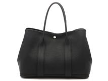 HERMES　エルメス　ガーデンパーティPM ブラック／ＳＶ　ネゴンダ　U刻印2022年　【434】2141000358260