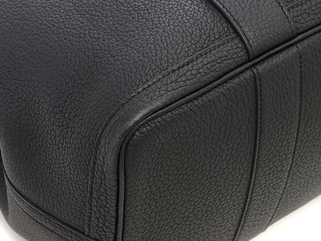 HERMES エルメス ガーデンパーティPM ブラック／SV ネゴンダ U