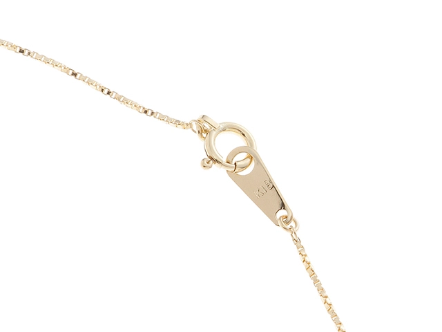 JEWELRY　ジュエリー　ネックレス　K18イエローゴールド　ターコイズ/ダイヤモンド0.02ct　約3.3g　2141000359151【207】