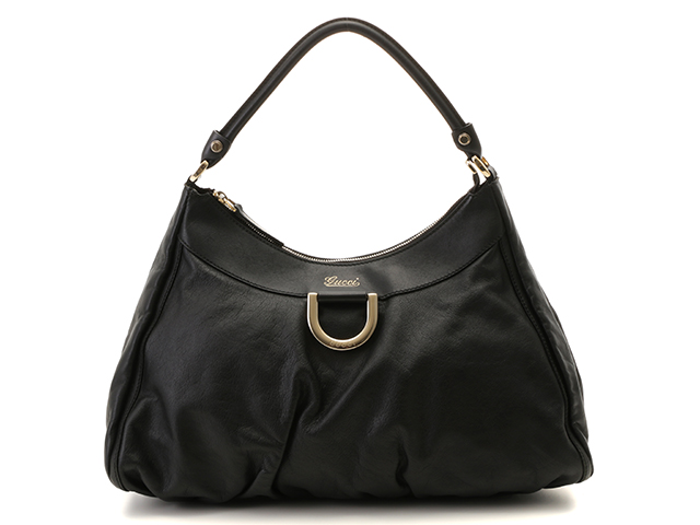 美品✨GUCCI グッチ　ビジネスバッグ　101666 ブラック　レザー GUCCI グッチ アビー ワンショルダーバッグ レザー ブラック