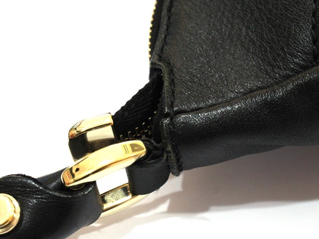 GUCCI グッチ アビー ワンショルダーバッグ レザー ブラック 189833