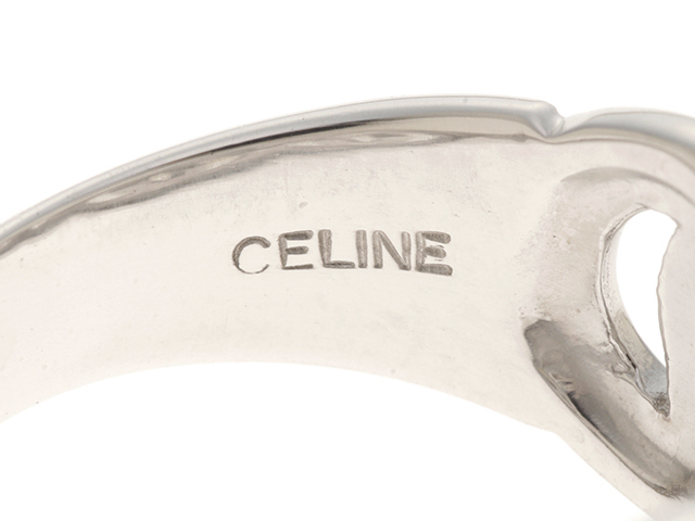 CELINE セリーヌ プラチナ リング PT900 10.7g 13号【430