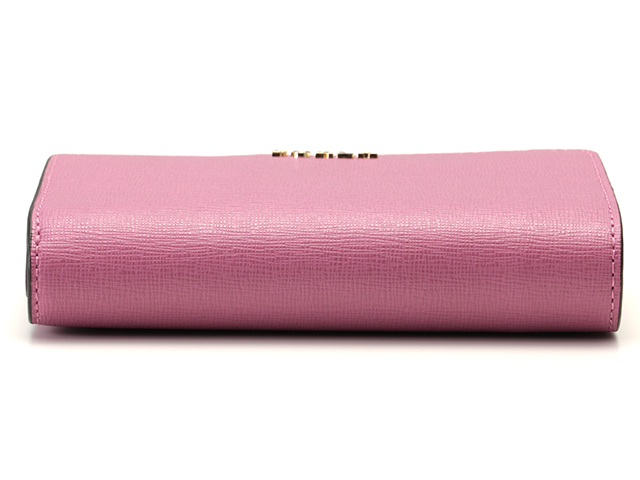 FURLA フルラ バビロン L型 ZIP財布 長財布 23629 レザー ピンク