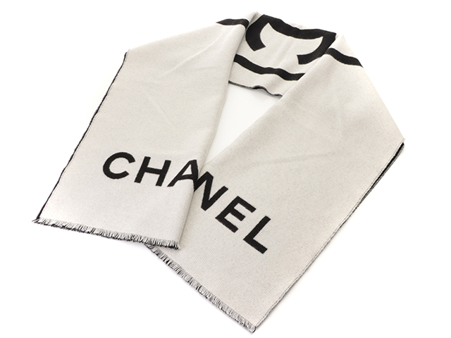 シャネルストール CHANEL カシミヤ100 | capacitasalud.com