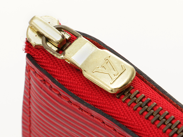 Louis Vuitton　ルイヴィトン　ハンドバッグ　アクセサリーポーチ　エピ　カスティリアンレッド　M52957　旧型　【471】