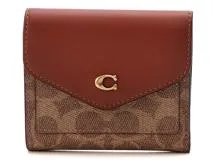 COACH コーチ 財布 二つ折り財布 ウィン スモール ウォレット カラーブロック シグネチャー キャンバス ブラウン カーフ C2329  定価\20,900（2141100483664）【200】 の購入なら「質」の大黒屋（公式）