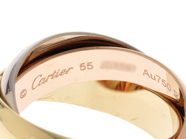 Cartier カルティエ リング・指輪 トリニティリング LMサイズ 3カラー ...