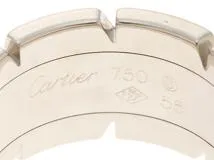 Cartier カルティエ 　貴金属・宝石 ジュエリー　指輪　タンクフランセーズワイドリング　K18WG　17.7ｇ　ダイヤモンド　B4054700　＃55【473】