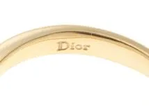 Dior　ディオール　チューリップリング　イエローゴールド　PT900　ダイヤモンド　3.4g　9号　2141100501108　【432】