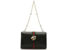 GUCCI グッチ ラジャ 2WAYショルダーバッグ ブラック カーフ 570145 2141100504864 【432】  の購入なら「質」の大黒屋（公式）