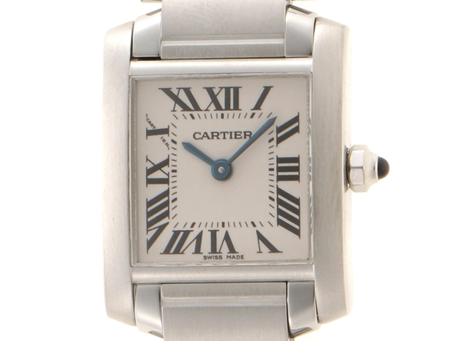 Cartier カルティエ タンクフランセーズSM SS レディース 腕時計 クオーツ ホワイト文字盤  W51008Q3【460】2141100536070 の購入なら「質」の大黒屋（公式）