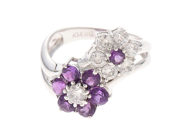 JEWELRY ノンブランドジュエリー フラワーモチーフ リング 指輪