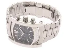 BVLGARI　ブルガリ　アショーマ48mm クロノ　AA48SCH　オートマチック　ステンレススチール　メンズ　腕時計（2141100546925）【200】C