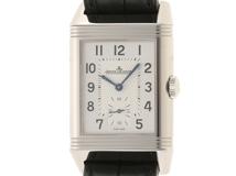 Jaeger-Le Coultre　ジャガールクルト　時計　レベルソ　クラシックラージデュオスモールセコンド　SS/革　Q3848420(215.8.D4)　手巻き　2141100561157　【437】