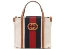 GUCCI グッチ インターロッキング G ミニトートバッグ ホワイト 